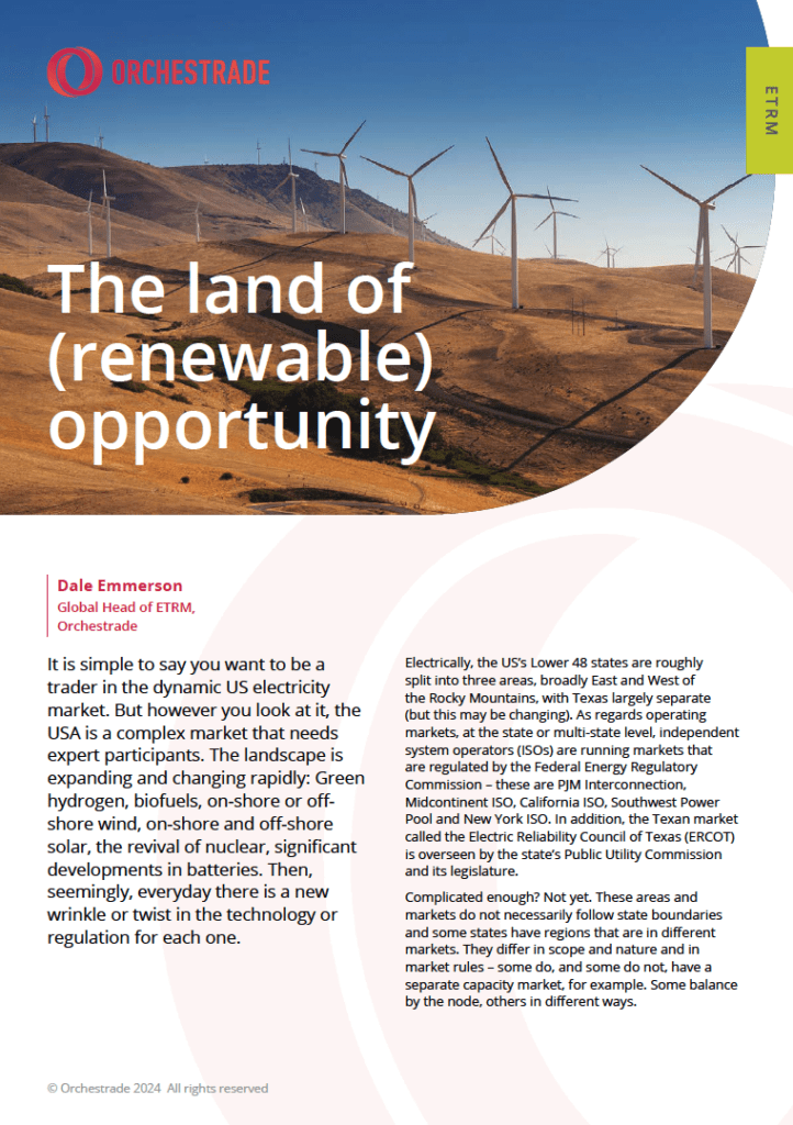 Land of (renewable) opportunity