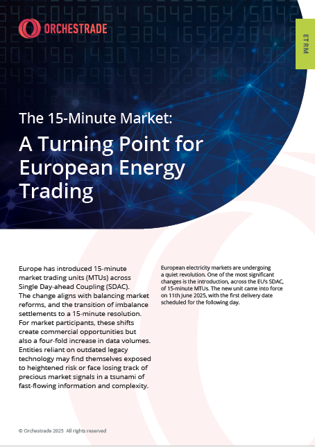 The 15-Minute Market: A Turning Point for European Energy Trading